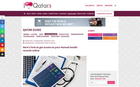 Here's how to get access to your Hamad health records online