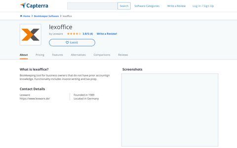 lexoffice Reviews and Pricing - 2020 - Capterra