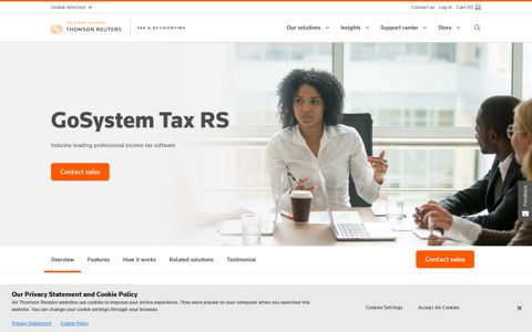 Professional income tax software | GoSystem Tax RS