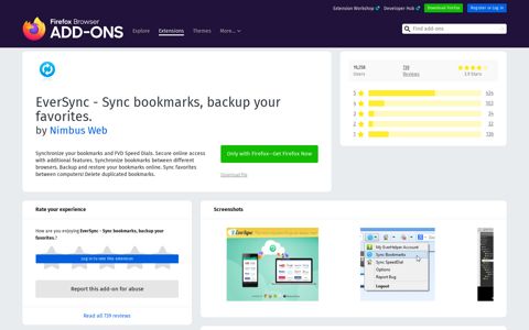 EverSync - Sync bookmarks, backup your favorites. – Get this ...