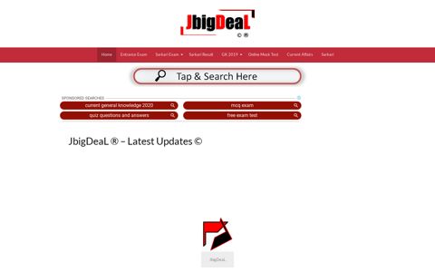 JbigDeaL ® – Latest Updates ©