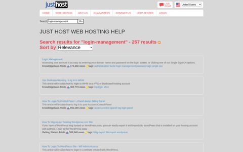 Just Host Web Hosting Help - Search results for "login ...