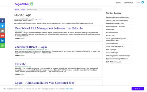 Educube Login Best School ERP Management Software from ...