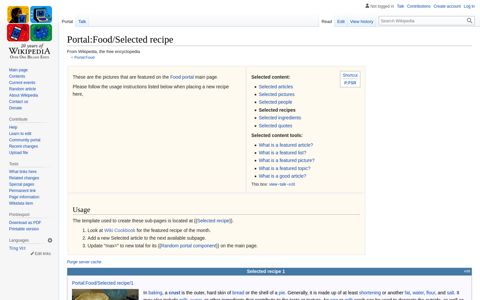 Portal:Food/Selected recipe - Wikipedia