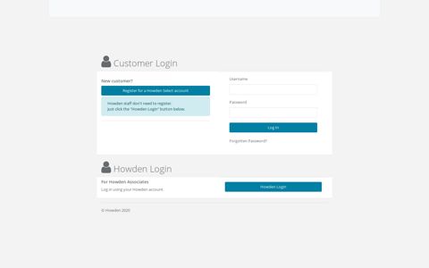 Howden Select Login