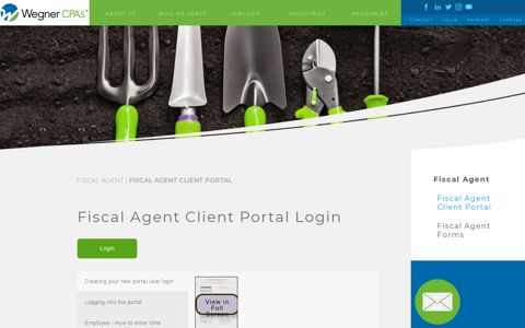 Fiscal Agent Client Portal | Wegner CPAs