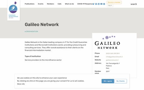 Galileo Network | European Microfinance Network