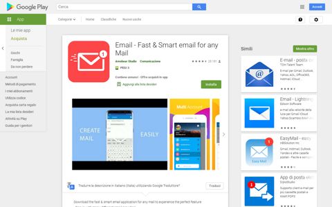 Email - Fast & Smart email for any Mail - App su Google Play
