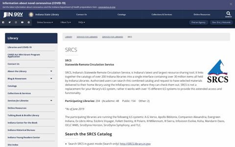 ISL: SRCS - IN.gov