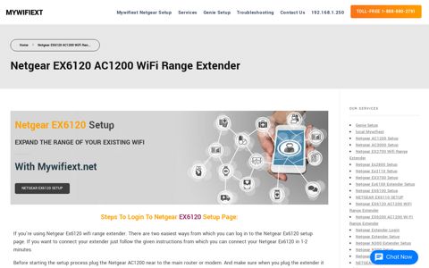 Netgear Ex6120 Setup | MYWIFIEXT | Netgear AC1200 SETUP