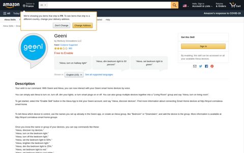 Geeni: Alexa Skills - Amazon.com