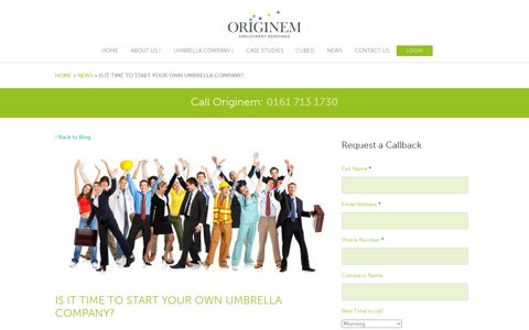Start your own umbrella company - Originem