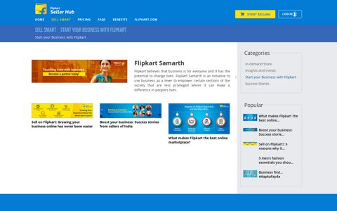 Start your Business with Flipkart | Seller Learning Portal