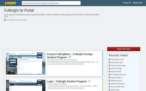 Fulbright Iie Portal - Loginii.com