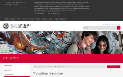 My online resources | The University of Edinburgh
