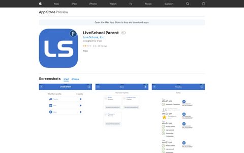 ‎LiveSchool Parent on the App Store