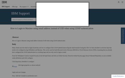 How to Login to Maximo using email address instead of UID ...