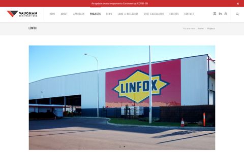 Building Customers for Life | Linfox - Vaughan Constructions