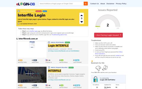 Interfile Login - A database full of login pages from all over the ...