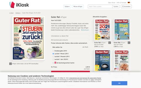 Guter Rat - Zeitschrift als ePaper im iKiosk lesen