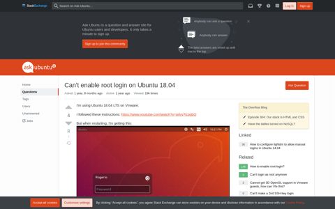 Can't enable root login on Ubuntu 18.04 - Ask Ubuntu