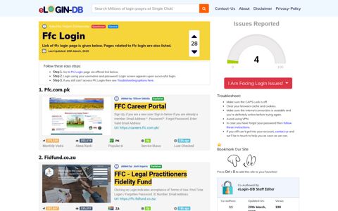 Ffc Login - A database full of login pages from all over the ...