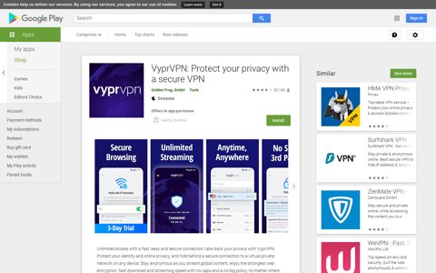 VyprVPN: Protect your privacy with a secure VPN - Apps on ...