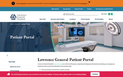 Patient Portal | Lawrence General Hospital