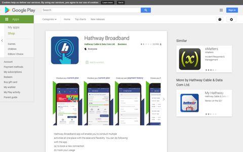Hathway Broadband – Apps on Google Play