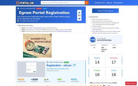 Egram Portal Registration