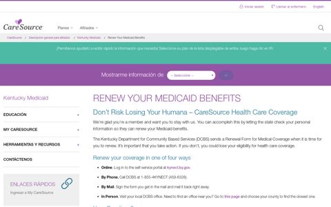 Renew Your Medicaid Benefits | CareSource