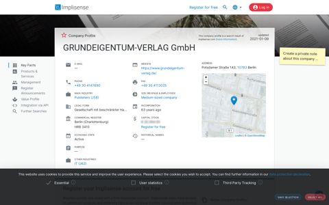 GRUNDEIGENTUM-VERLAG GmbH | Implisense