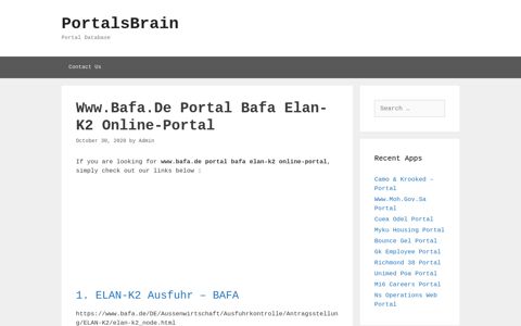 Www.Bafa.De Bafa Elan-K2 Online- - Elan-K2 Ausfuhr - Bafa