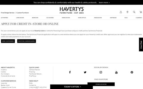 Apply for Credit - Havertys