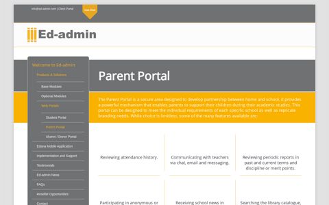 Parent Portal | Ed-admin - Ed-admin