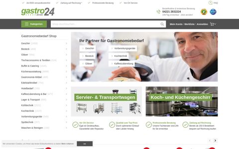 Gastro24: Gastronomiebedarf & Großküchentechnik ...