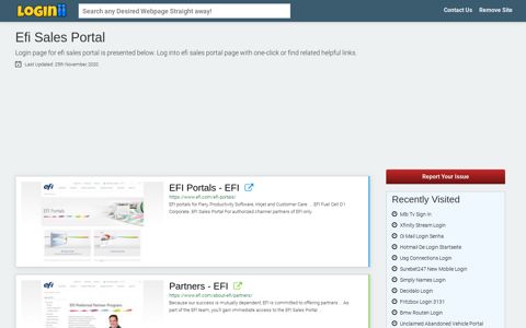 Efi Sales Portal - Loginii.com