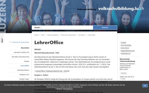 LehrerOffice - Kanton Luzern
