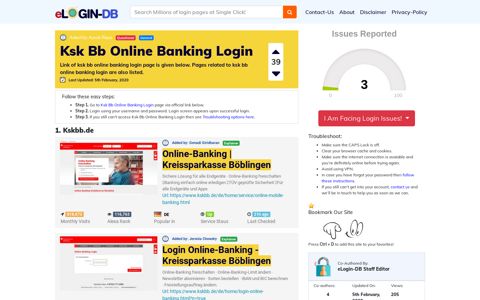 Ksk Bb Online Banking Login
