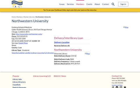 Northwestern University | RAILS: Reaching Across Illinois Library ...