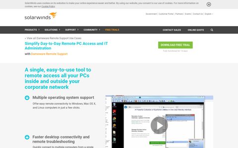 Remote PC Access Software | SolarWinds