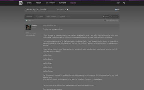 How to Install/Play Far Cry 1 Mods, page 1 - Forum - GOG.com
