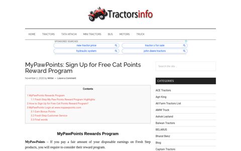 MyPawPoints 🤑 Sign Up for Free Cat Points Reward Program