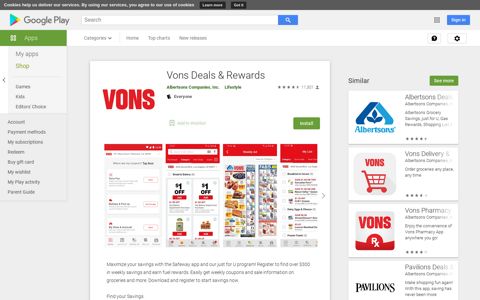 Vons Deals & Rewards - Apps on Google Play