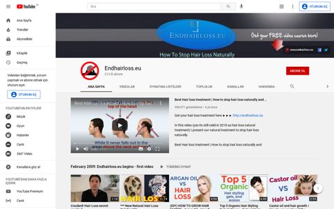 Endhairloss.eu - YouTube
