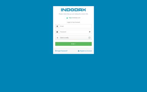 Login Indodax - Indodax.com