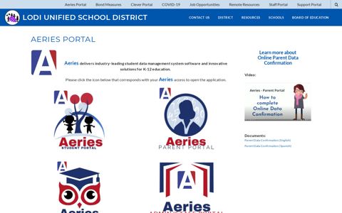 Aeries Portal - Lodi Unified School District