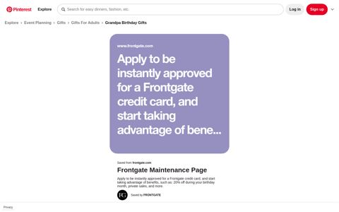 Apply to be instantly approved for a Frontgate credit card, and ...
