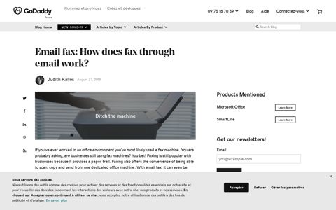 Email fax: How does fax through email work? - GoDaddy Blog