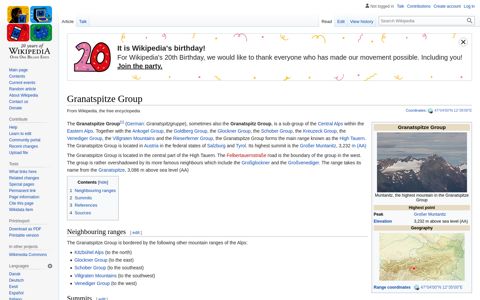 Granatspitze Group - Wikipedia